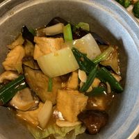 This was soooo yum! Tofu and Chinese mushrooms in a clay pot! Seriously delicious!  at Four Regions in Richmond Upon Thames