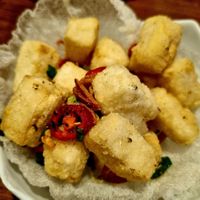 Salt n pepper tofu. at Four Regions in Richmond Upon Thames