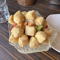 Salt & pepper fried tofu  at Four Regions in Richmond Upon Thames