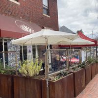 Outdoor seating   at Cielo Rojo in Takoma Park
