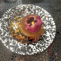 flan  at Cielo Rojo in Takoma Park