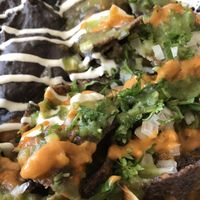 Vegan chilaquiles at Cielo Rojo in Takoma Park