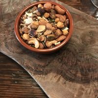 Vegan chickpeas and nuts sharing appetiser at Gather in Galway