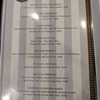 Monarch Diner vegan menu - page 1 at Monarch Diner in Glassboro