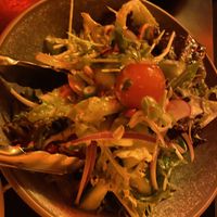 Lovely salad but out of place with the rest of the menu  at Yulli's in Byron Bay