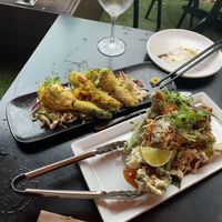 Zucchini Flowers at Yulli's in Byron Bay