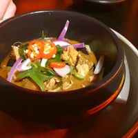 Eggplant curry at Yulli's in Byron Bay