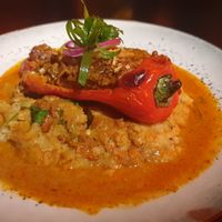 Stuffed banana pepper at Yulli's in Byron Bay