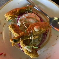 Zucchini flowers   at Yulli's in Byron Bay