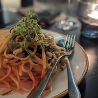 Linguine at Yulli's in Byron Bay