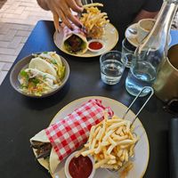Lunch wraps at Yulli's in Byron Bay