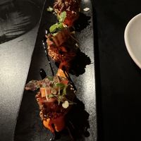 Sesame and mushroom special, sooo nice and crunchy and chewy  at Yulli's in Byron Bay