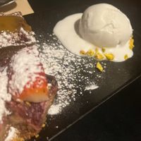 Terrible photo of the dessert   at Yulli's in Byron Bay