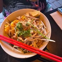 Pad thai at Yulli's in Byron Bay