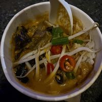Eggplant panang curry (from Yulli’s food stall)  at Yulli's in Byron Bay