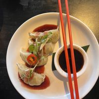 Dumplings  at Yulli's in Byron Bay