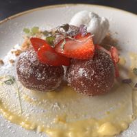 Sweet potato donuts   at Yulli's in Byron Bay