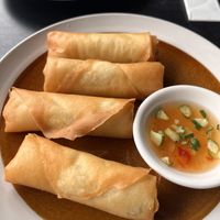 Truffle spring rolls   at Yulli's in Byron Bay