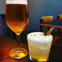 Amazing Chilli, Pineapple & Sage Margarita at Yulli's in Byron Bay