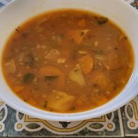 Soup at Soul Food in Zagreb