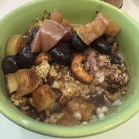 Apple crumble porridge   at Hula in Edinburgh