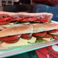 Sandwiches at Level Up in Bucharest
