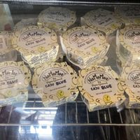 Local vegan cheese  at Level Up in Bucharest