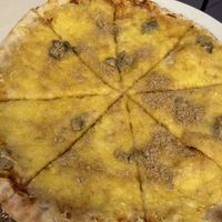 4 cheeses pizza  at Level Up in Bucharest