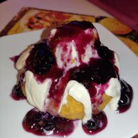 Papanași at Level Up in Bucharest