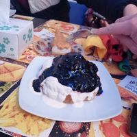 Papanași at Level Up in Bucharest