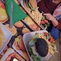 Level up burger and moving mountains burger at Level Up in Bucharest