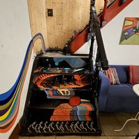 Decor at Level Up in Bucharest