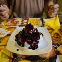 Papanași at Level Up in Bucharest