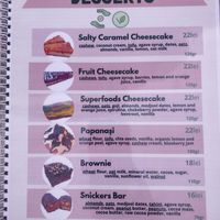 Menu IV at Level Up in Bucharest