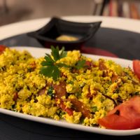 Toflette (tofu scramble)   at Level Up in Bucharest