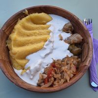 Sarmale at Level Up in Bucharest