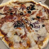 Pizza  at Level Up in Bucharest