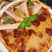 Vegan ham  at Level Up in Bucharest