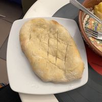 Flat bread  at Level Up in Bucharest