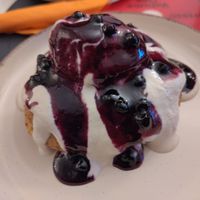 Papanasi at Level Up in Bucharest