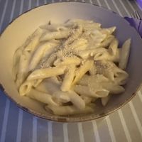4 cheese pasta   at Level Up in Bucharest