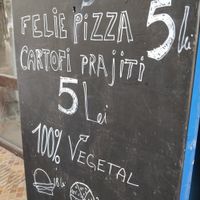 Menu at Level Up in Bucharest
