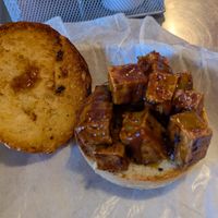 BBQ Tofu sandwich at Brothers BBQ in Denver