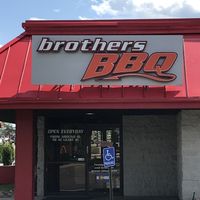 Entrance to Brothers BBQ at Brothers BBQ in Broomfield
