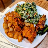 Beans+salad at OctaGreen in South West London