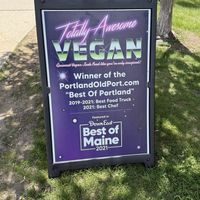   at Totally Awesome Vegan Food Truck in Portland