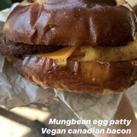 Brekky Entelechy Breakfast Sandwich  at Totally Awesome Vegan Food Truck in Portland