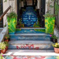 Entrance at Namaste in Montevideo