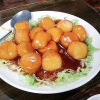 Tofu in sweet and sour sauce at Feng Cheng Xuan in Macau
