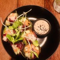 Vietnamese rolls at Laylo in Tulum